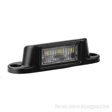 Universal LED License Plate Light - Car 3 LED Number Plate Lights